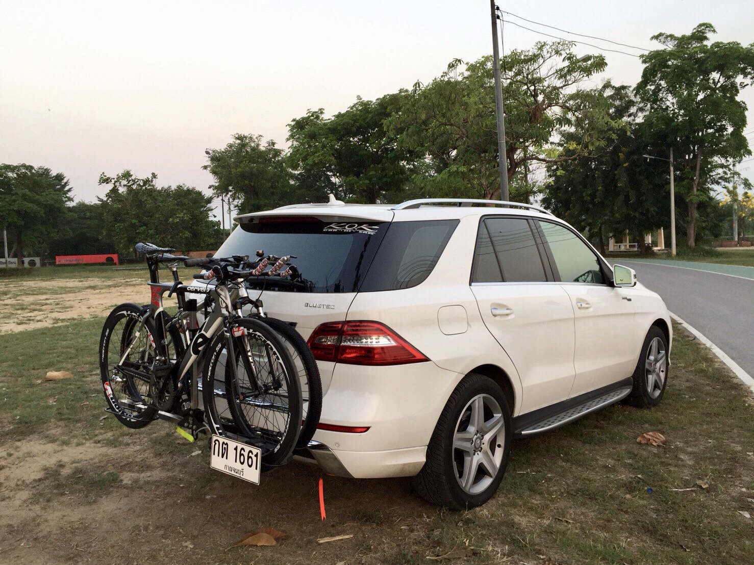 ชุดลากยาริส+แร๊คจักรยาน BR2